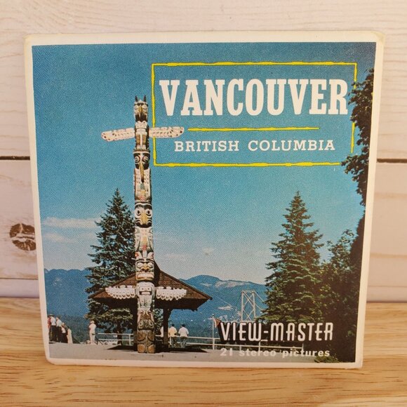 VTG 1957 View-Master Reels Vancouver British Columbia Canada Set Of 3 Kodachrome - Picture 7 of 11